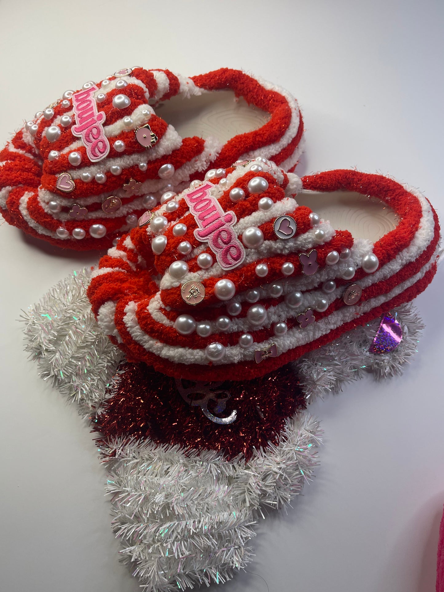 BLOSSOM RED & WHITE BOUJEE SLIDES