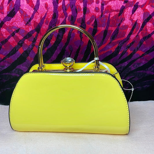 Yellow Mini Handbag - VALENCIA COUTURE LLC (SEO) Gown Designer