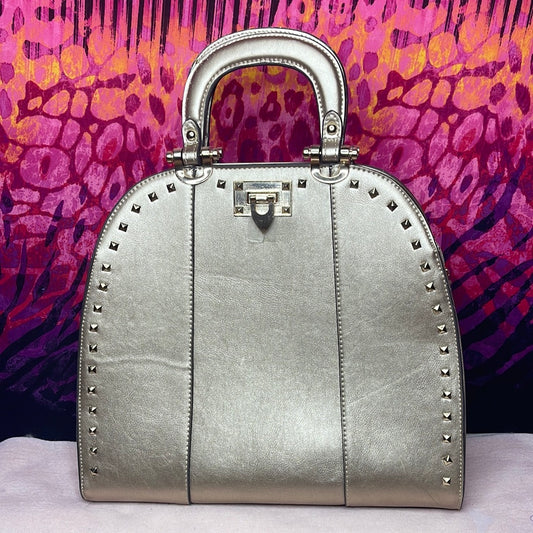 Golden Large Handbag - VALENCIA COUTURE LLC  (SEO) Gown Designer