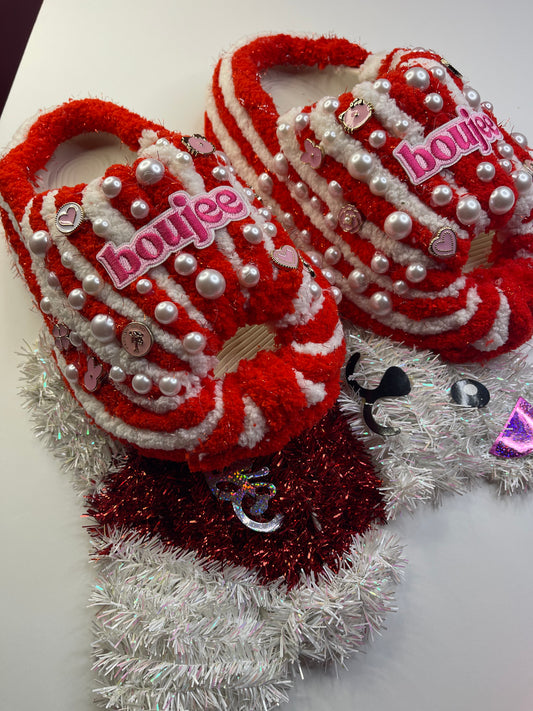 BLOSSOM RED & WHITE BOUJEE SLIDES