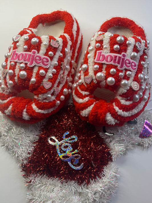 BLOSSOM RED & WHITE BOUJEE SLIDES