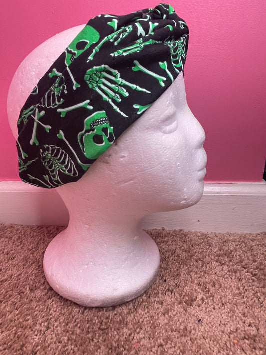 Jack Skeleton Glow in The Dark Turban Twist Headband