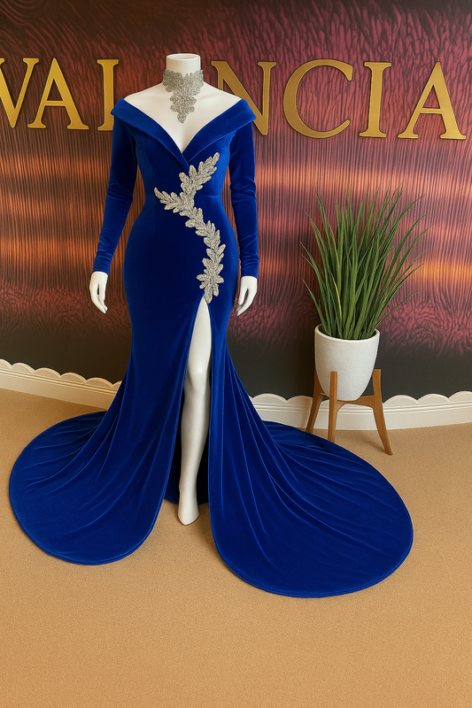 Royal Enchantress Velvet Gown