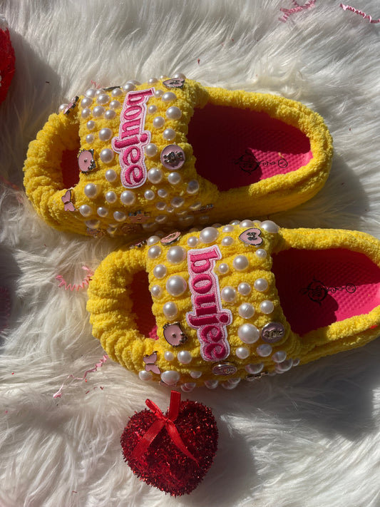 Boujee Starburst Pearl Slides