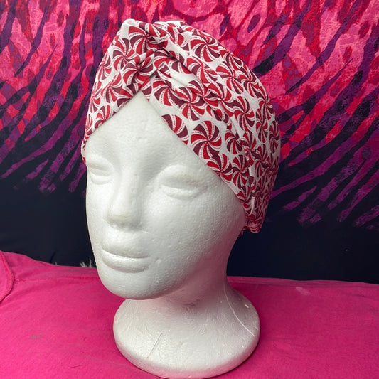Peppermint Knotted Turban Twist - VALENCIA COUTURE LLC (SEO) Gown Designer