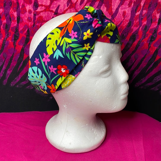 “Hawaii Tropical Turban Twist Headband - VALENCIA COUTURE LLC  (SEO) Gown Designer