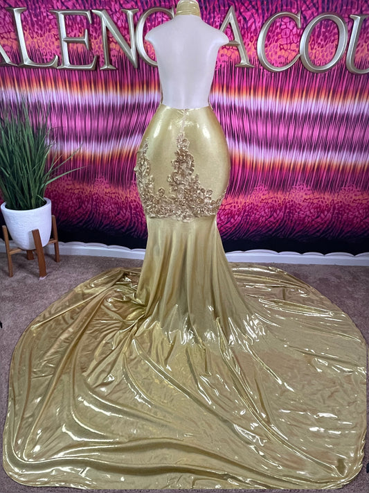 “METALLIC DREAMS” (BRIDAL STYLE) - VALENCIA COUTURE LLC (SEO) Gown Designer